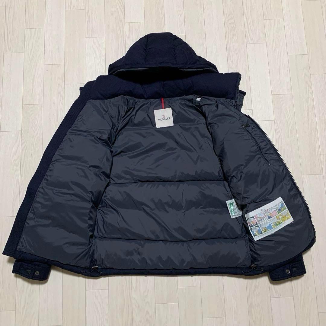 ★極美品★ モンクレール　モンジュネーブル　0 ネイビー　3D187