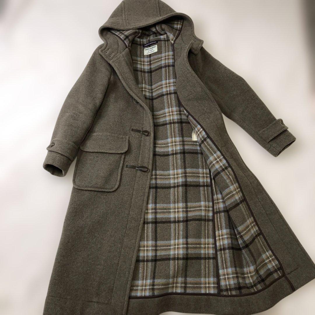 【美品】英国製 ロンドントラディッション×シップス ダッフルコート M ロング丈