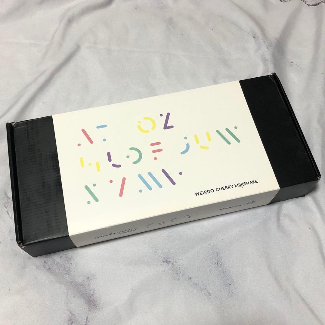 PBT Cherry Milkshake キーキャップ セット 自作キーボード