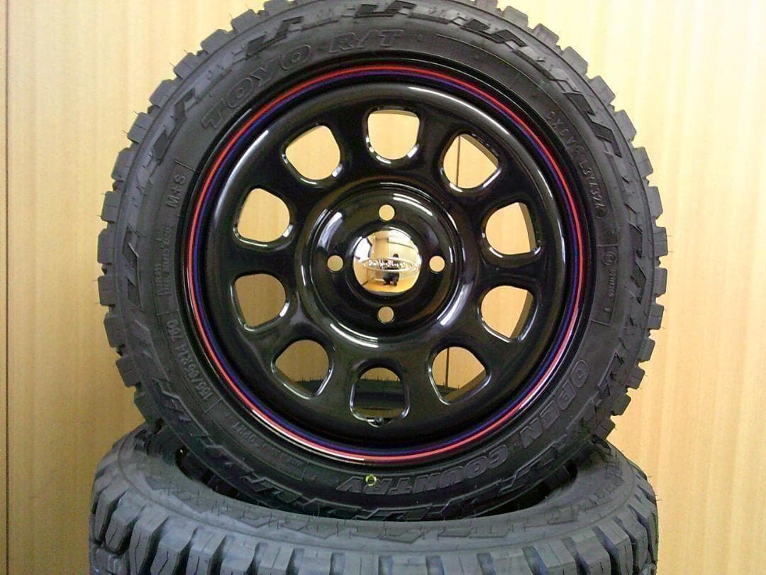 送料込☆TOYOオープンカントリーR/T☆155/65R14☆ハイゼットエブリィ