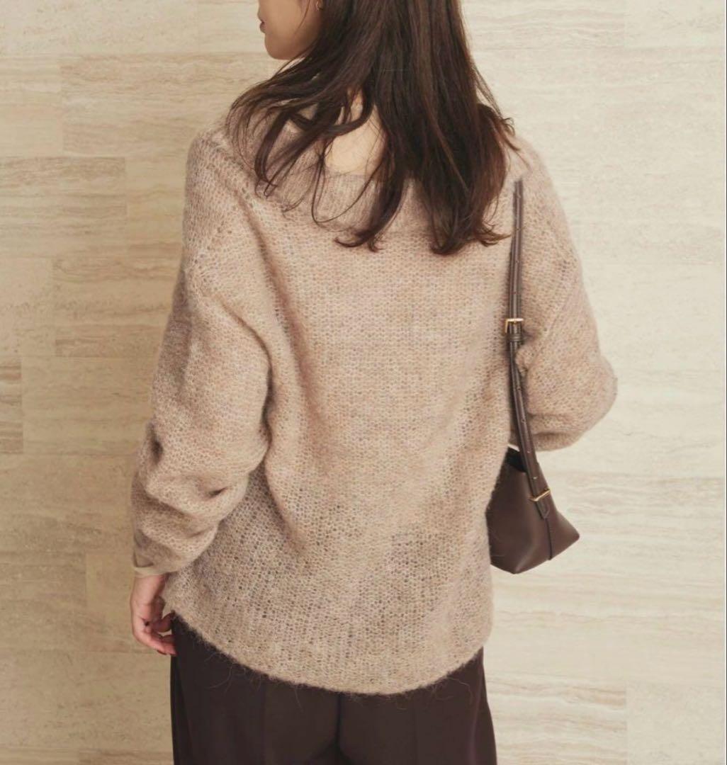 【美品】今季plage ALPACA MIX BUTTON ニット