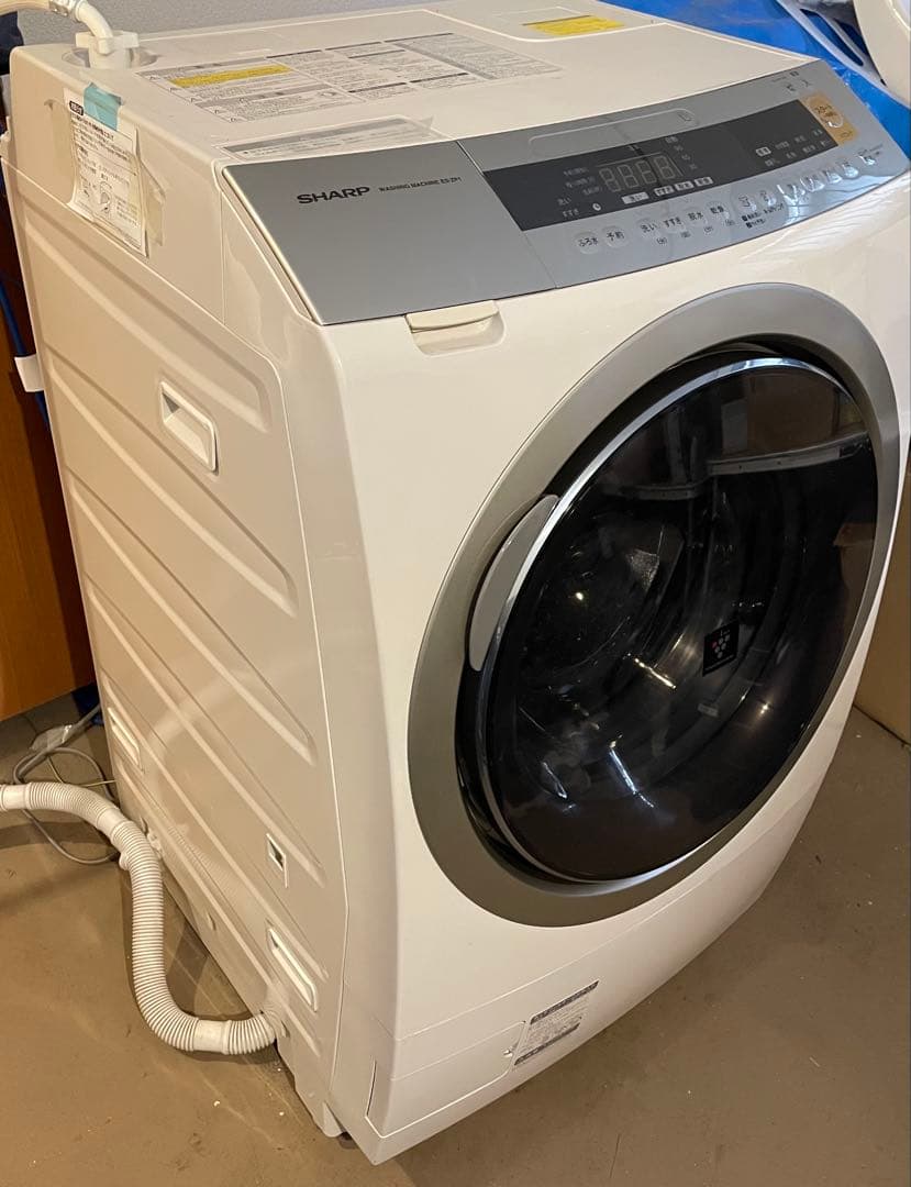 2017年式 SHARP 全自動ドラム式洗濯乾燥機 ES-ZP1-NR