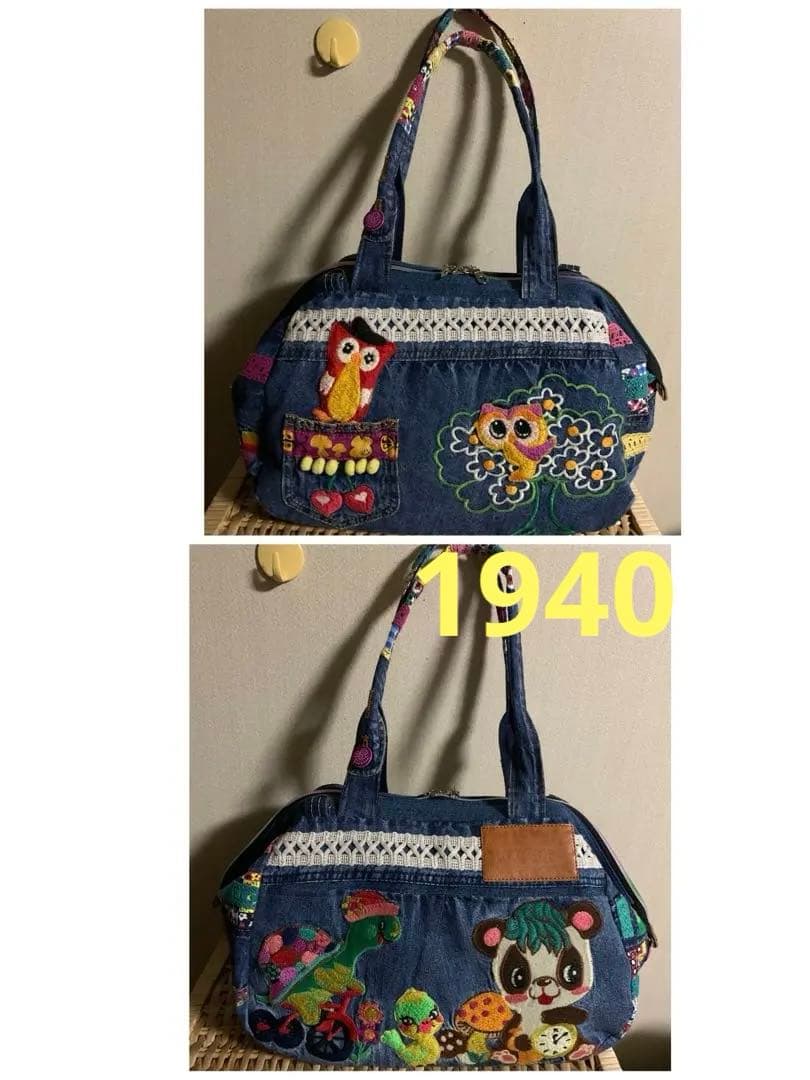 【キンザン号】ボディバッグ(小)×3、ワイヤー口金ボストンバッグ(L)×3