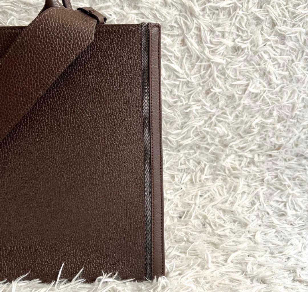 美品 ファビアナフィリッピ モニーレ 2way ハンドバッグ ショルダー A4