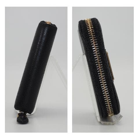 PRADA プラダ ケース サフィアーノ 三角プレート 黒