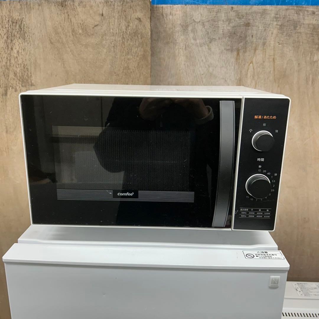 771 ホワイトカラー　冷蔵庫　洗濯機　フラットレンジ　セット　小型　一人暮らし