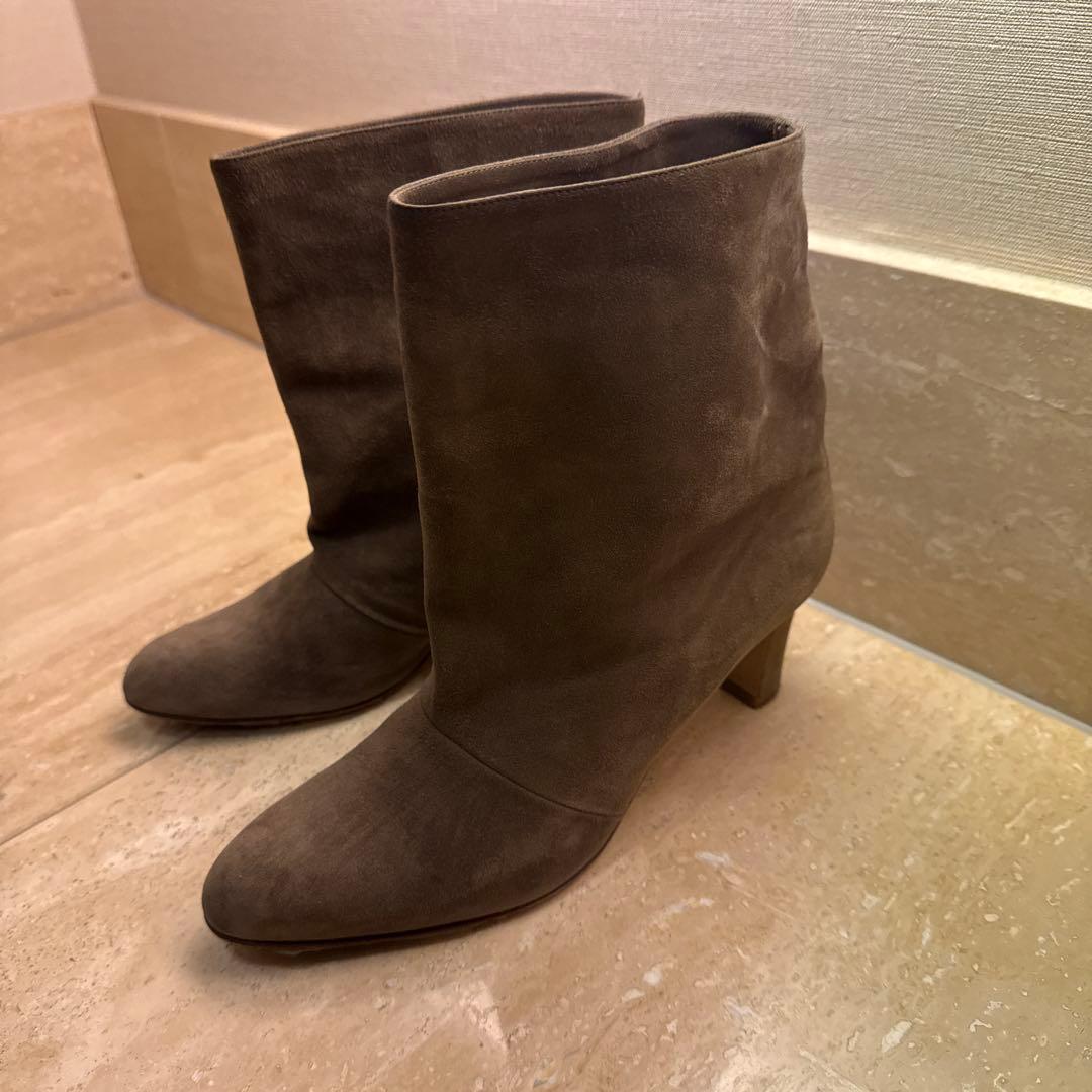 ネブローニ スエード　ショートブーツ 37