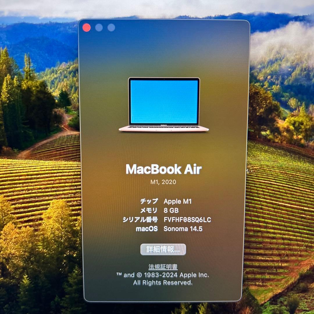 【美品】MacBook Air 13-inch M1 8GB 256GB