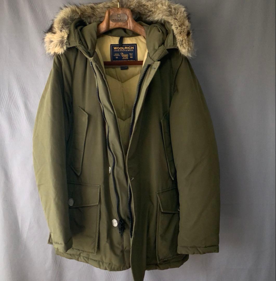 カナダ製Woolrich ウールリッチ アークティックパーカ M オリーブ