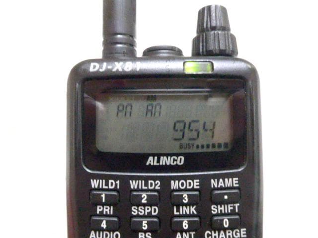 ミ*ン様 ALINCO DJ-X81 ワイドバンドレシーバー（受信機）初期化済