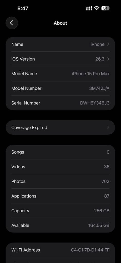 スマートフォン本体 Iphone 15 Pro Max
