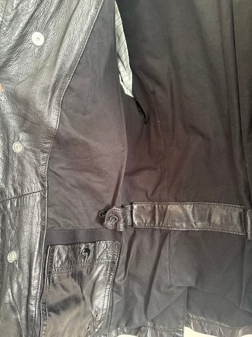 DIESEL DENIM GALLERY鹿革レザージャケットディアスキンブラック