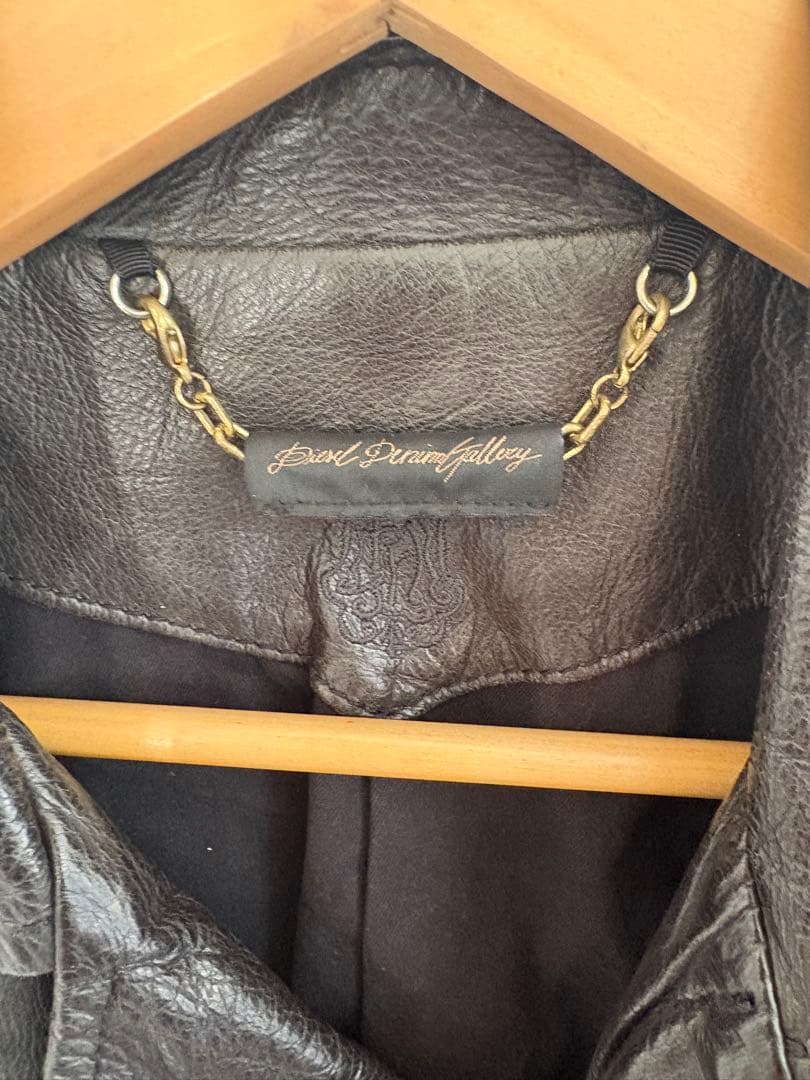 DIESEL DENIM GALLERY鹿革レザージャケットディアスキンブラック