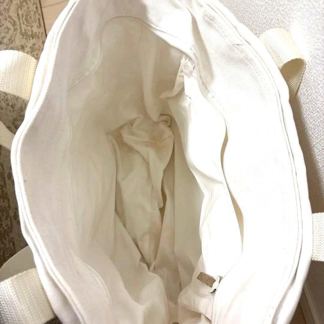 ひでゆみ　Supreme ホワイト トートバッグ