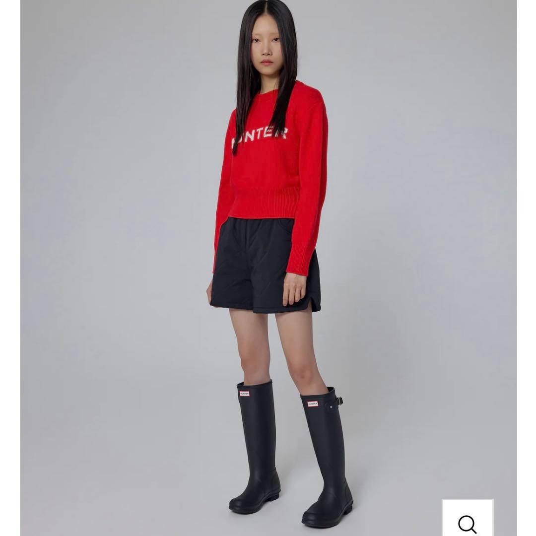 ハンター　ブーツ　UK4 US6 EU37 ブラック　ロングブーツ