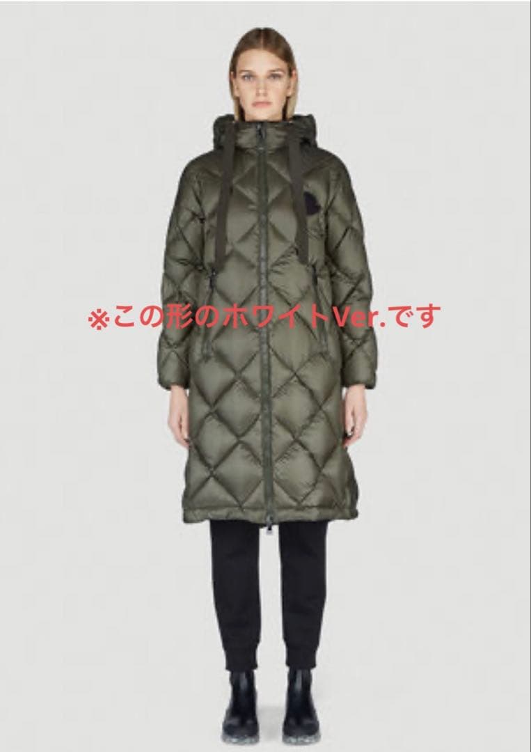 MONCLER モンクレール ロングダウンジャケット 白