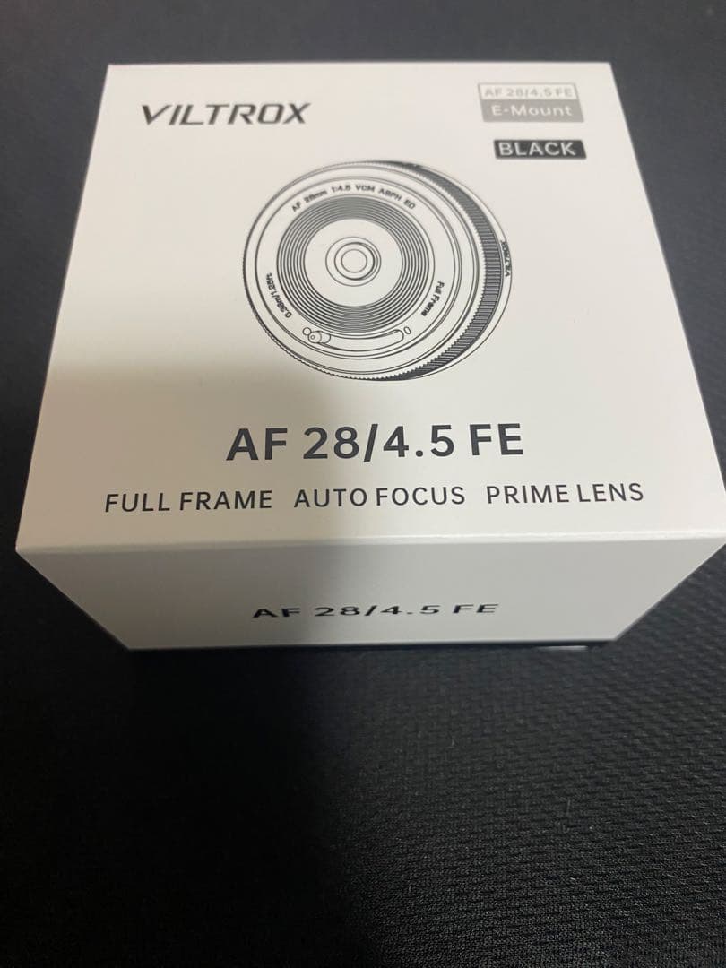 新品 VILTROX AF 28/4.5 FE ソニー用　SONY 単焦点