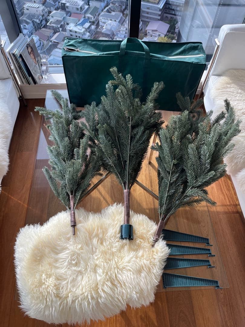 高級 特大 クリスマスツリー スタンド付き