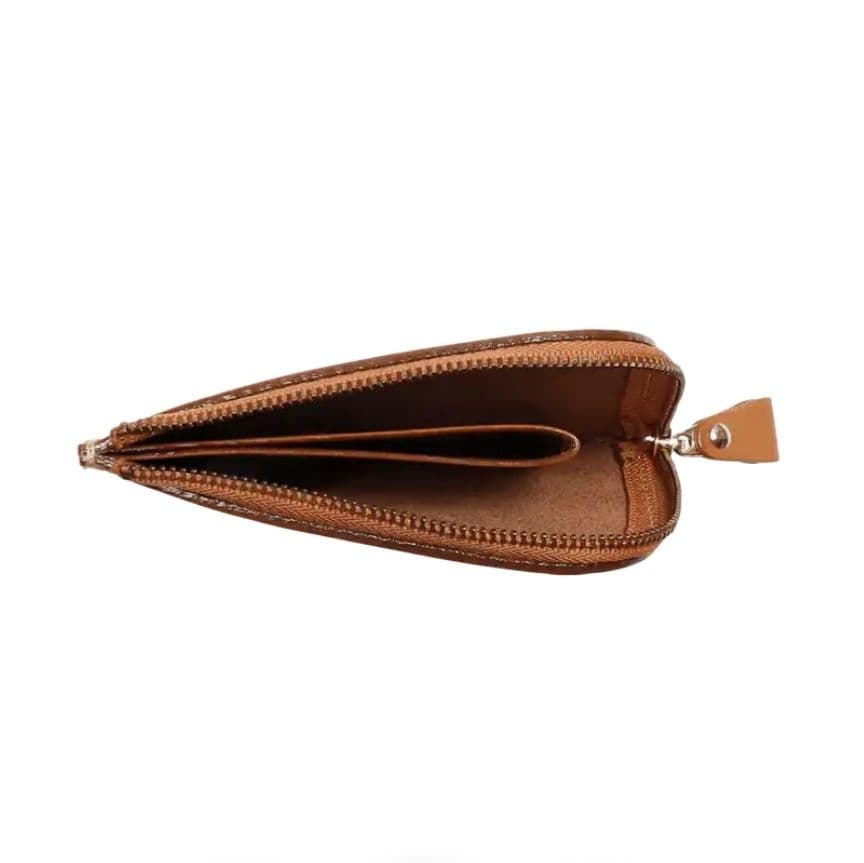 土屋鞄　財布　ナチューラ Natura　ヌメ革　Ｌファスナー　ブラウン　新品