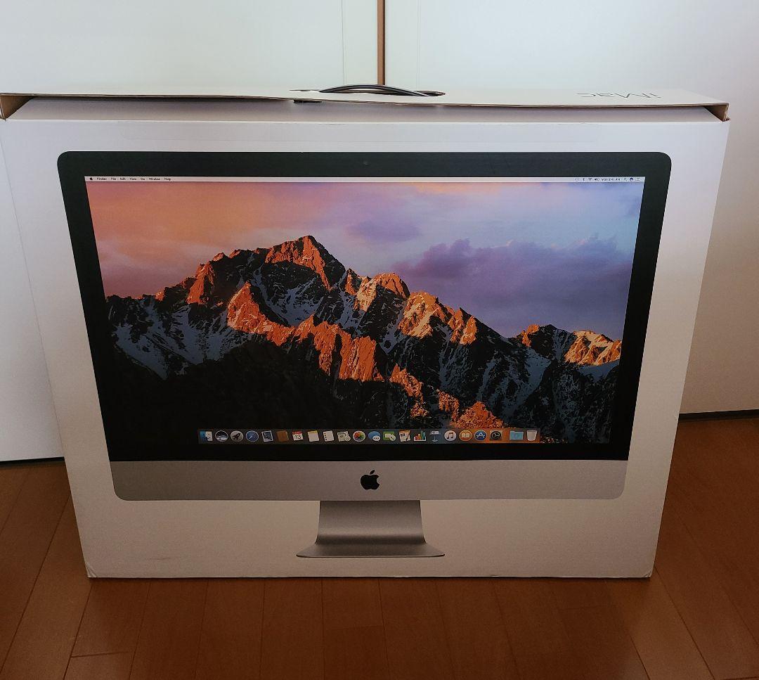 Macデスクトップ iMac Retina 5K 2017 SSD 2TB 64GB i7
