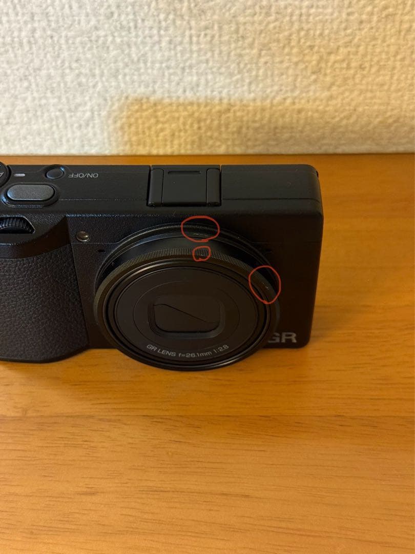 RICOH GR IIIX HDF本体　レザーケース付き