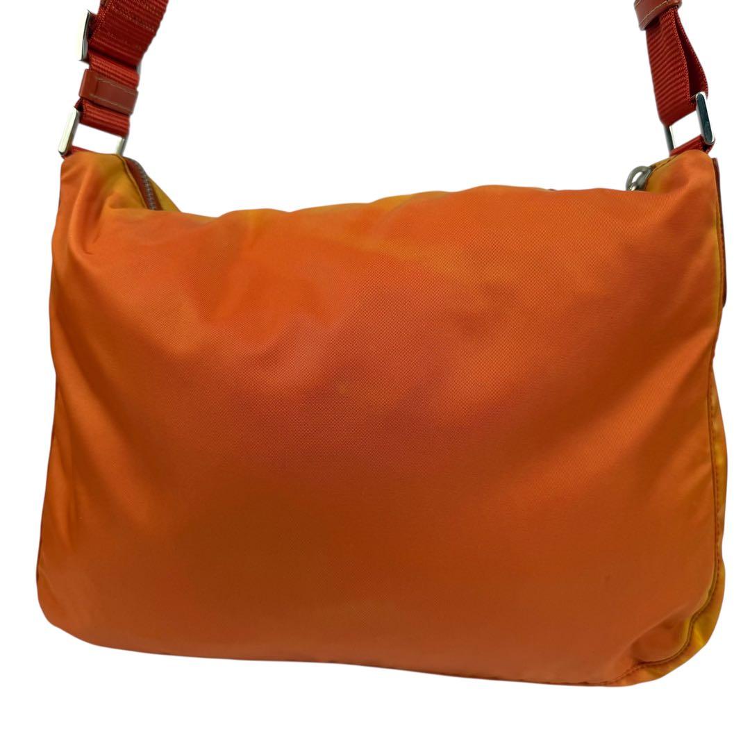 バッグ 00s PRADA Vela Sport Shoulder Bag Orange