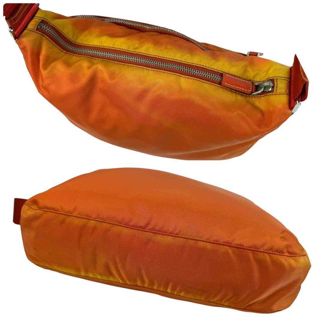 バッグ 00s PRADA Vela Sport Shoulder Bag Orange