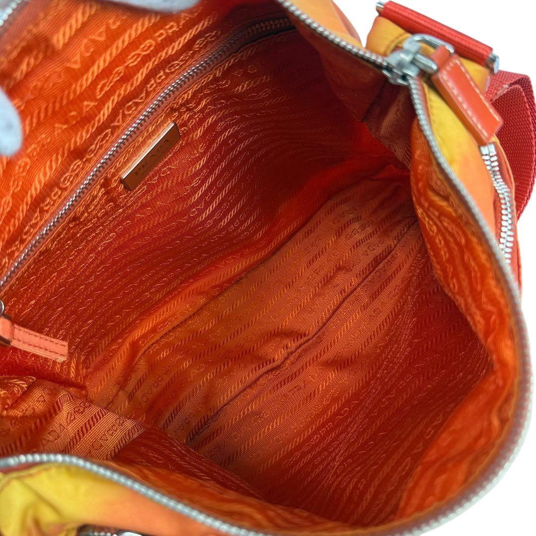 バッグ 00s PRADA Vela Sport Shoulder Bag Orange