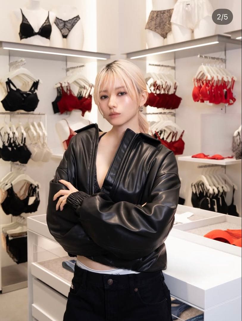 【BTSジョングク着用】 フェイクレザーボンバージャケット