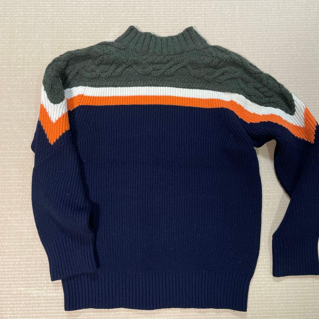 A*B様 sacai ケーブル編み長袖ニットセーター