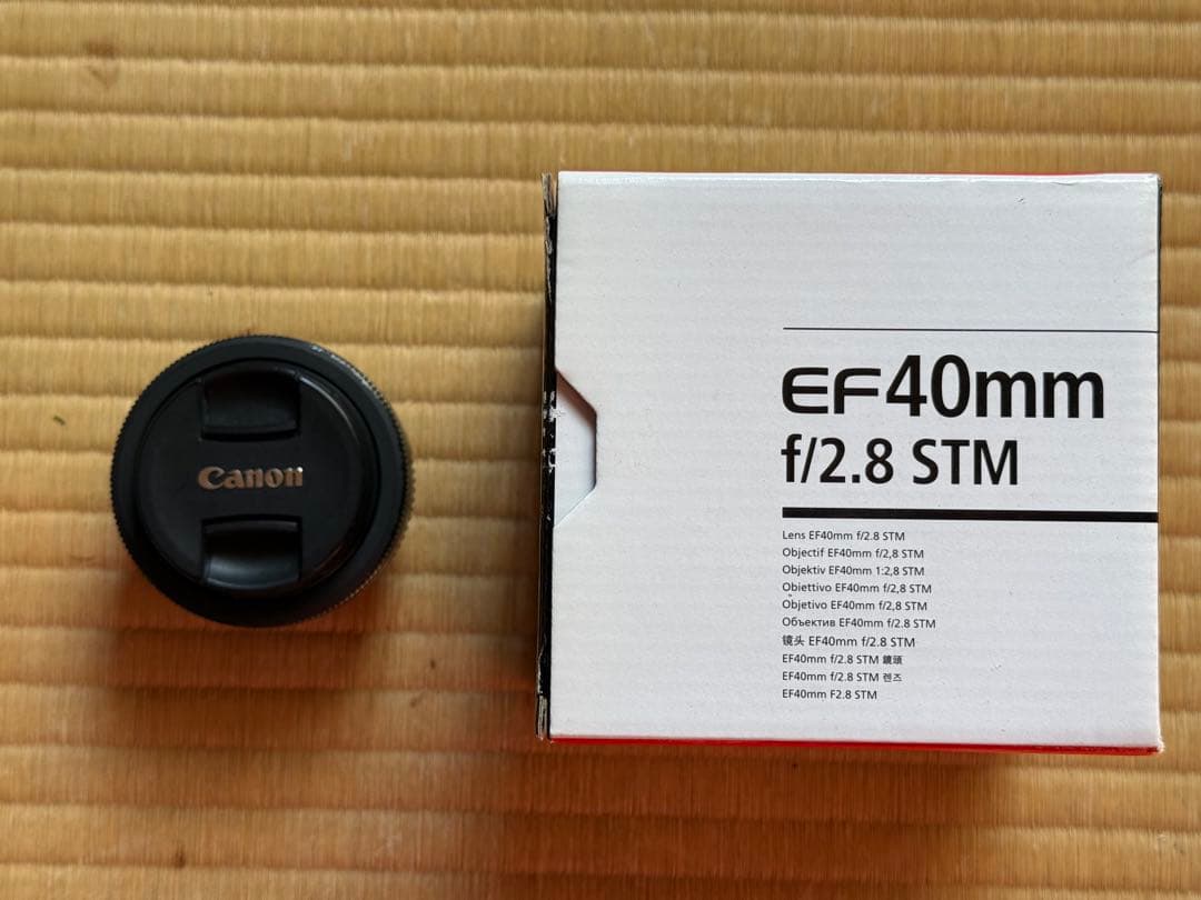 Canon EF40mm f/2.8 STM レンズ