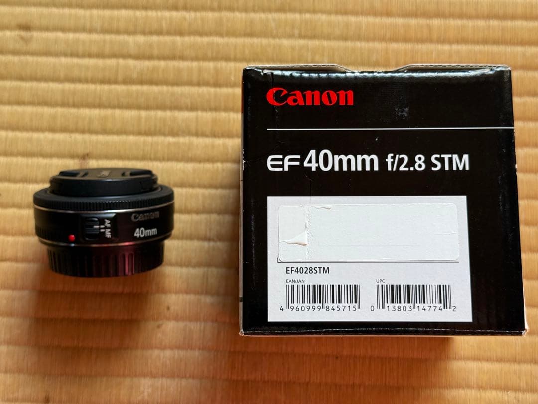 Canon EF40mm f/2.8 STM レンズ