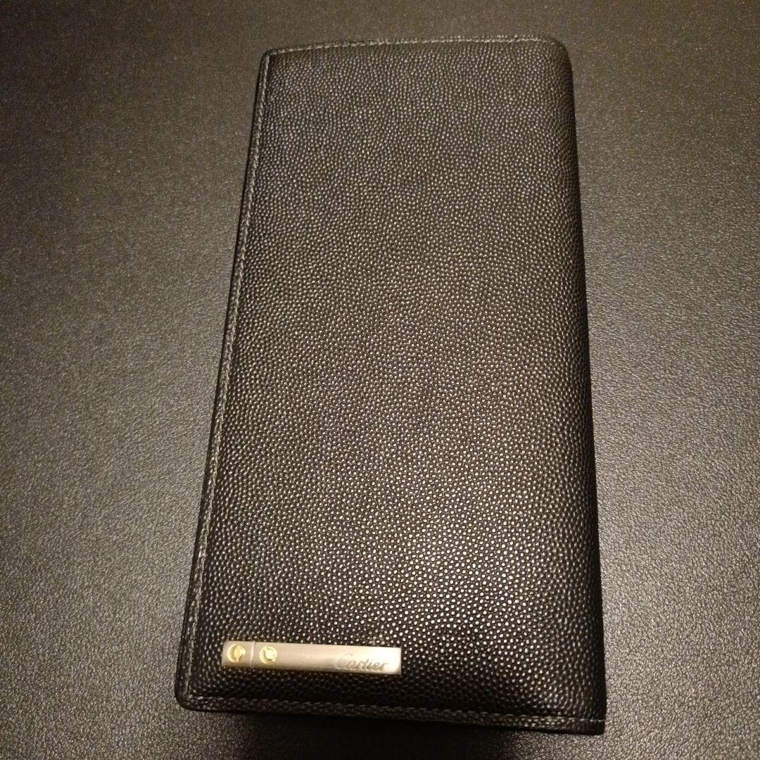 商品番号：24　Cartier ブラック レザー 長財布