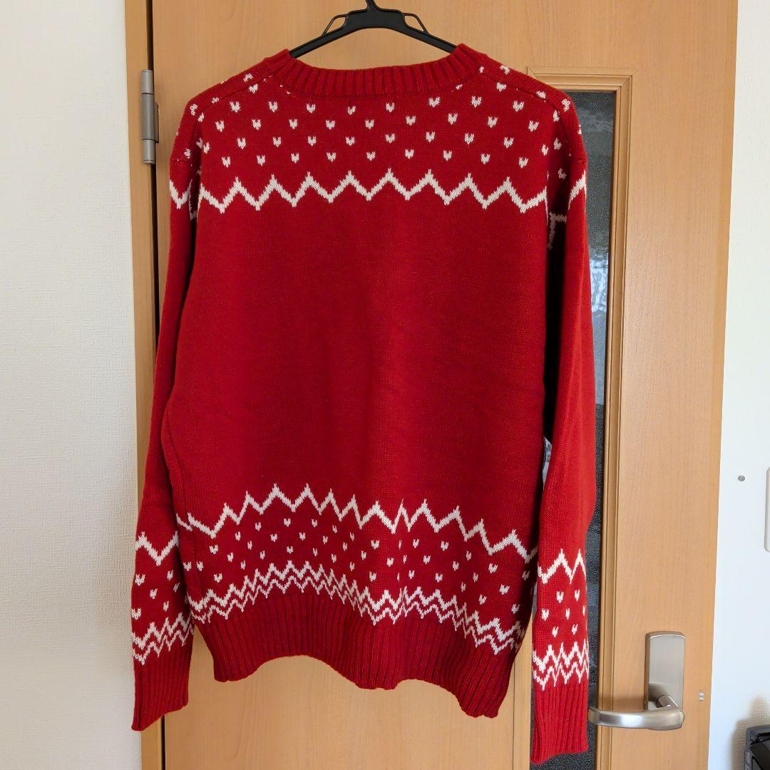 クリスマス ニットセーター 赤　リルリンリン　2023