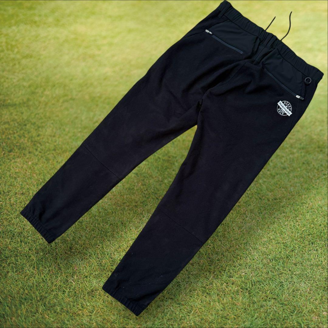 秋冬　起毛素材　パーリーゲイツ　パンツ　L〜XL相当　紺　ネイビー　黒　6