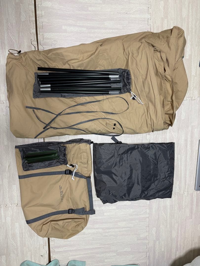 BUNDOKソロ ティピー 1 TC BDK-75TC サンドベージュ