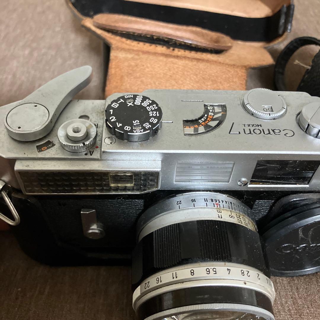 Canon Model 7 レンジファインダーフィルムカメラ　レンズとカバー付き