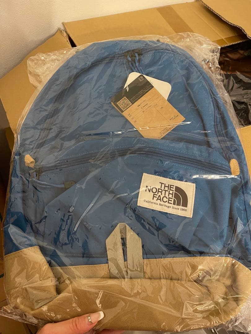 ノースフェイスリュックサック19L キッズ　バンフブルー NMJ71751 新品