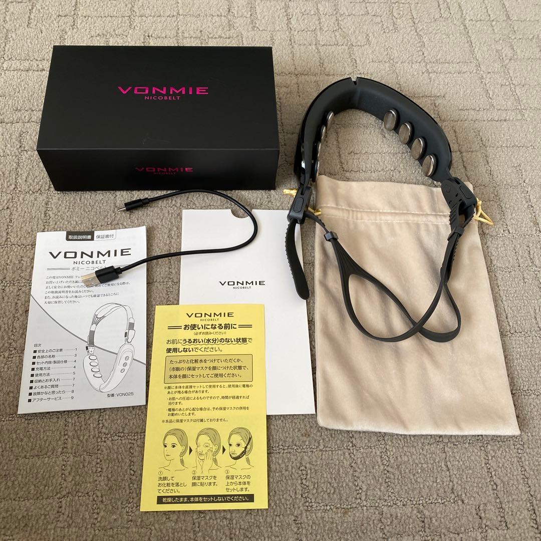 ボディ・フェイスケア VONMIE NICOBELT BLACK