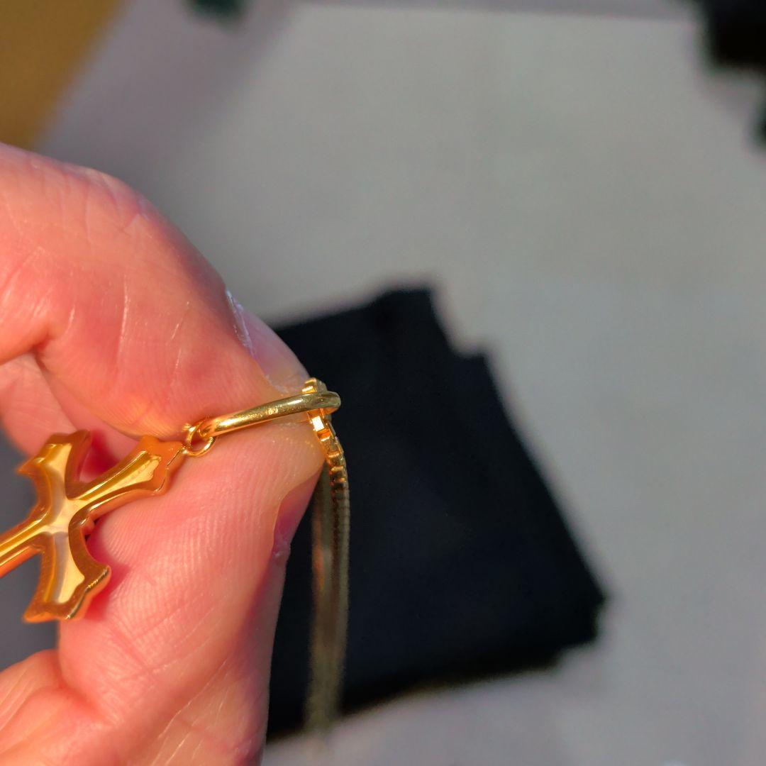 K18 ベネチアンチェーン ネックレス 約45cm