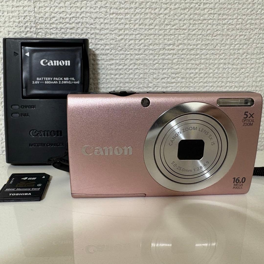 【らーめんさん専用】Canon PowerShot A2400 IS ピンク