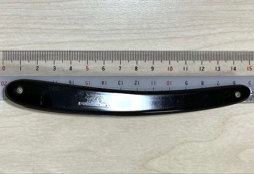 古い理容用品☆床屋さんのカミソリ 西洋剃刀 ドイツ製 Amboss Hammer