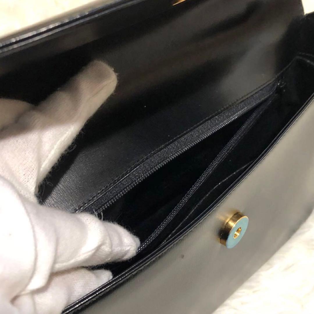 新品同様✨ハマノ ロイヤルモデルハンドバッグ フォーマル　皇室御用達 ブラック