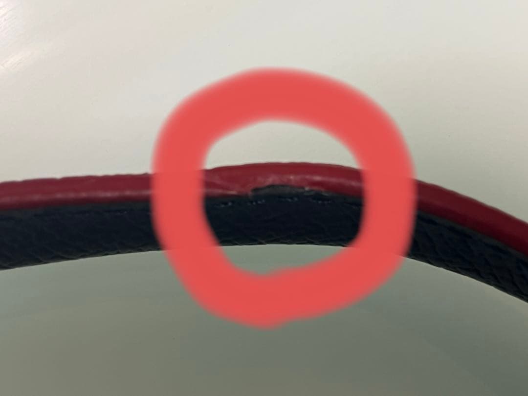 【訳あり/未使用】ロンシャン ル・プリアージュボストン ネイビー、レッド(刺繍)