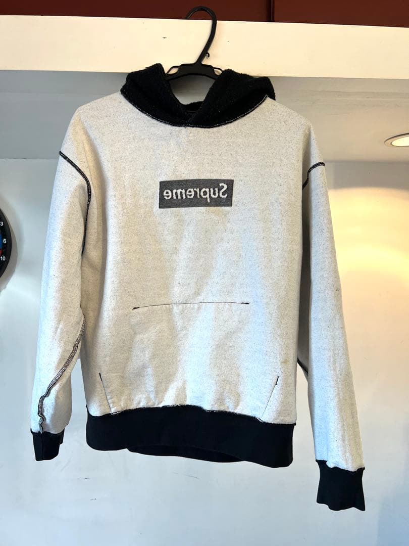 Supreme インサイド アウト ボックスロゴ フーディー スウェットシャツ