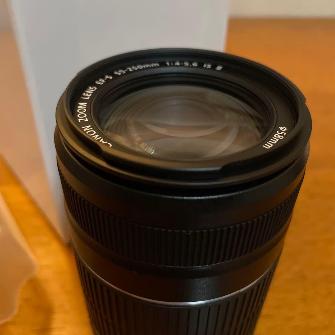 未使用★Canon EF-S55-250mm F4-5.6 IS Ⅱ