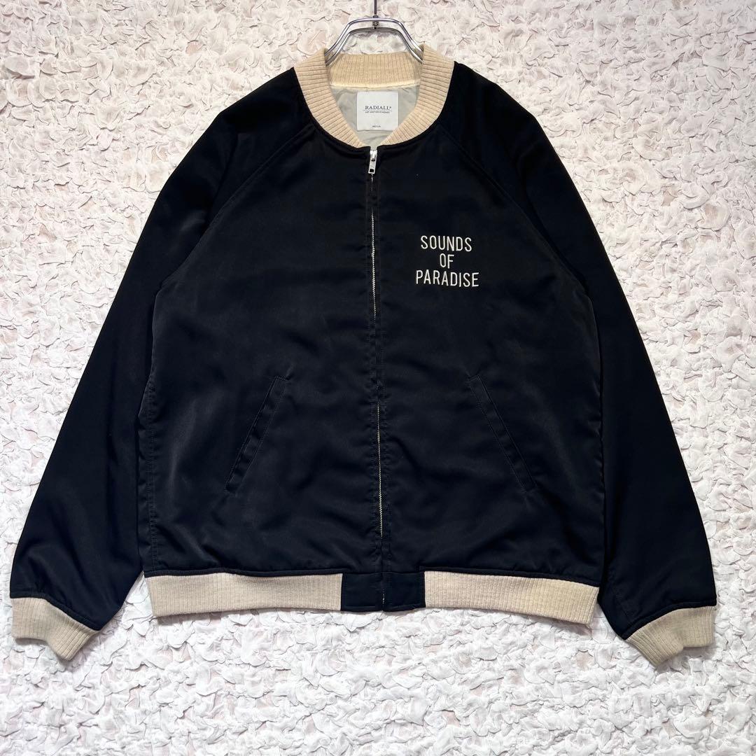 『即完売』　RADIALL スーベニアジャケット　スカジャン　希少　黒　【M】
