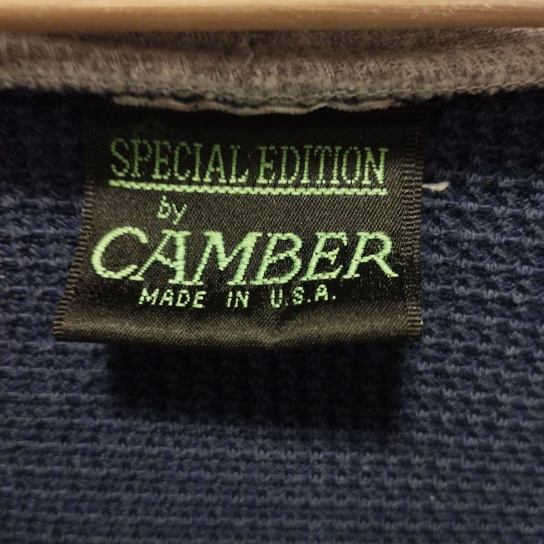 USA製 CAMBER 裏サーマル ジップパーカー ヘビーウェイト グレー