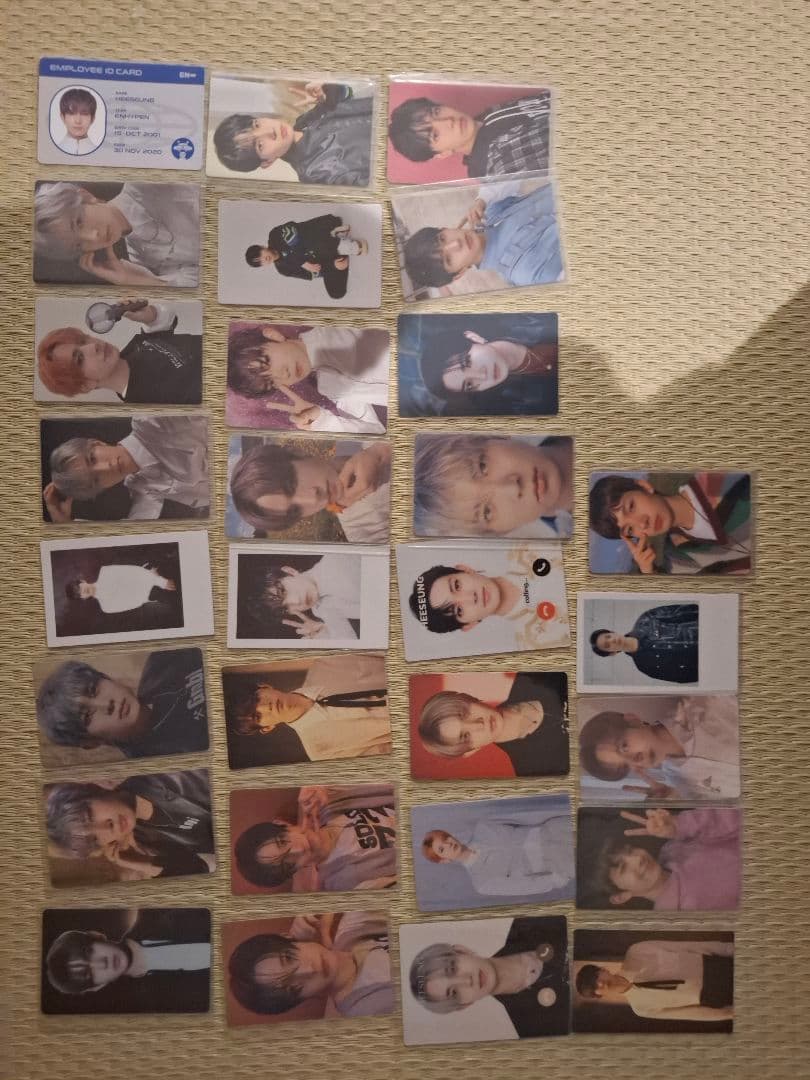 enhypen トレカ 一覧 バラ売り