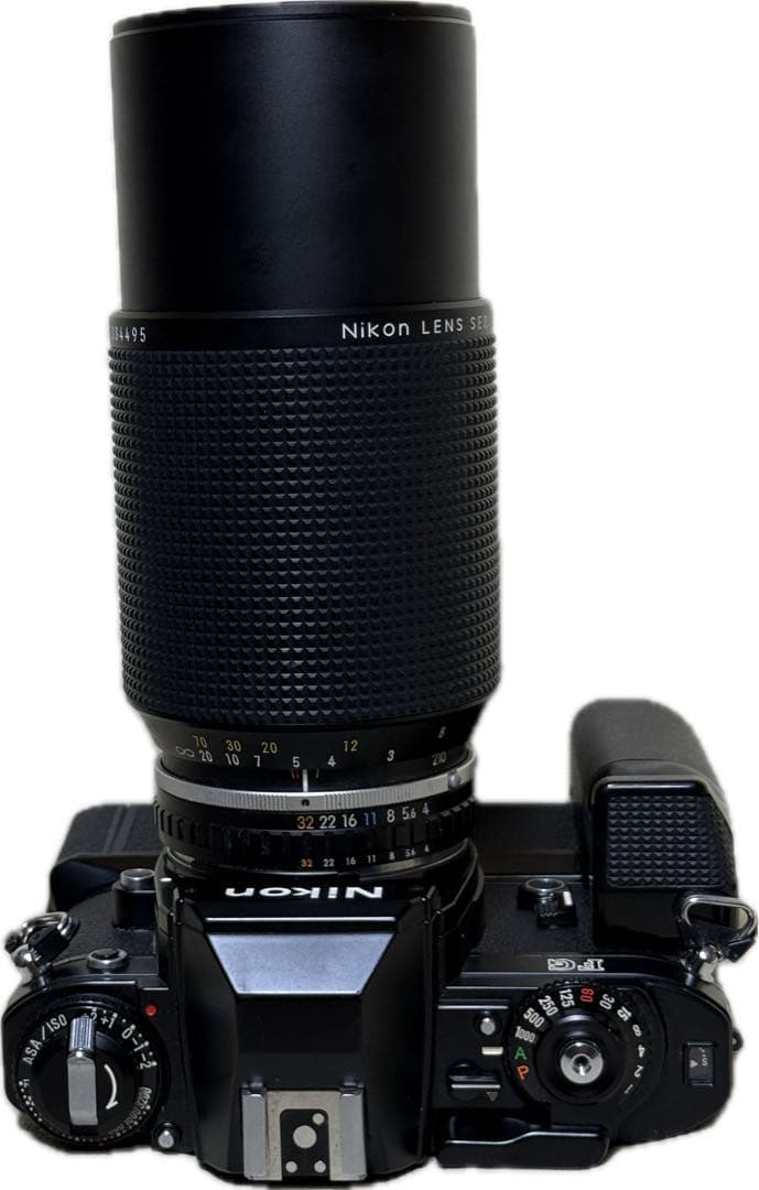 フィルムカメラ Nikon FG+MD-14+series E 36-72mm+70-210mm